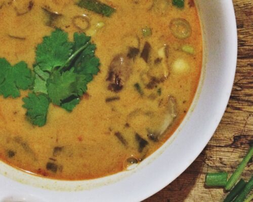 Spicy Coconut Chicken Soup